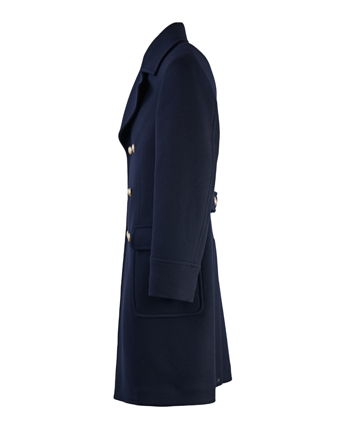 【関税&送料込】Brunello Cucinelli Cappotto Doppiopetto In C BRUNELLO CUCINELLI Double-Breasted Shearling Peacoat for Men